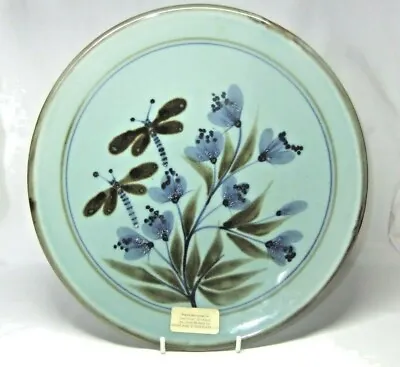 Buy Linda McNeill Plate Lochinver Highland Stoneware Pottery Dragonfly Floral Large • 29.99£