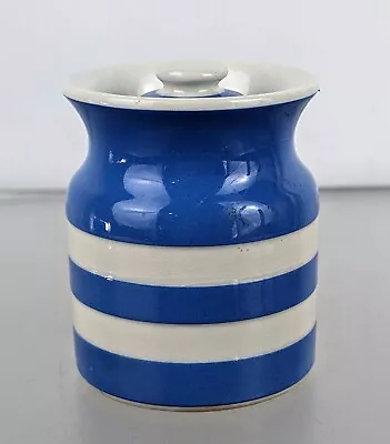Buy T G Green Cornishware Pottery Plain Spice Storage Jar Green Shield Small 8.5cm • 24.95£