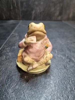 Buy Royal Albert Beatrix Potter Jeremy Fisher Frog Toad Figurine F. Warne 1950 • 35£