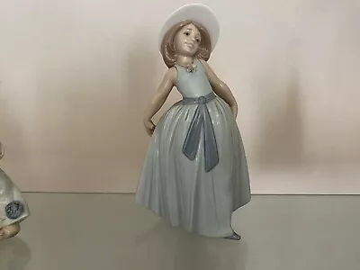 Buy Lladro 6275 - 'Rose'. Beautiful Figurine Of Girl In Blue Dress • 15£