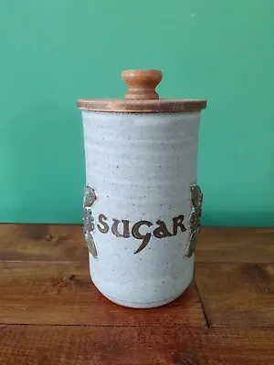 Buy Tregaron Pottery Welsh Studio Tall Sugar Container (17cm) • 12£