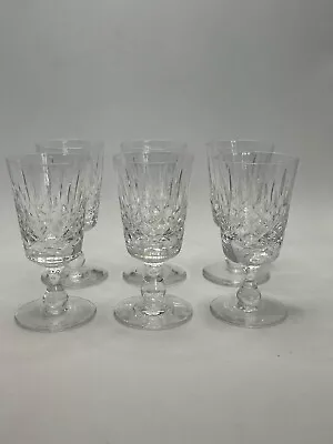 Buy EDINBURGH CRYSTAL  APPIN SHERRY GLASSES, Marked Set Of 6 CUT CRYSTAL, Vintage • 19.99£