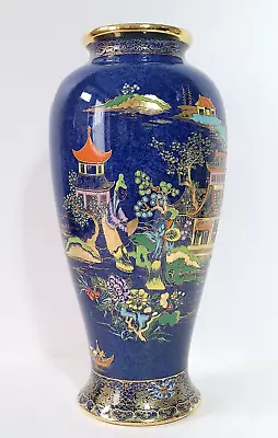 Buy Large W & R Carlton Ware Mikado Pattern Vase. 10  VGC • 99£