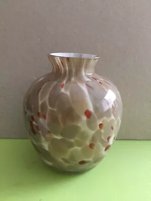 Buy Studio Art Glass:Spatter Glass Vase,Aventurine,Murano Glass,Czech Glass • 14.99£