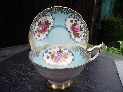Buy Vtg 1940s Royal Stafford Bone China Cabinet Tea Cup & Saucer - Floating Roses • 33£