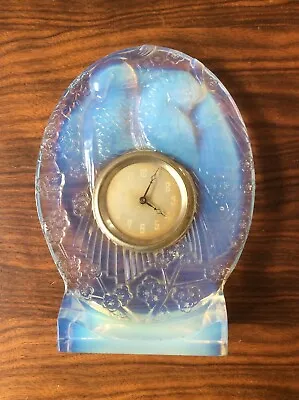 Buy Very Rare Sabino Glass Bird Design French Art Deco Clock • 485£