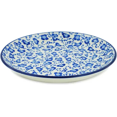 Buy Polish Pottery Dessert Plate Ceramika Artystyczna Blue Pips • 47.60£