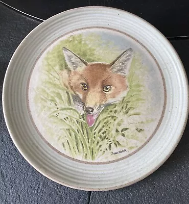 Buy Vintage Purbeck Pottery Bournemouth England Fox Dinner Plate  • 11£
