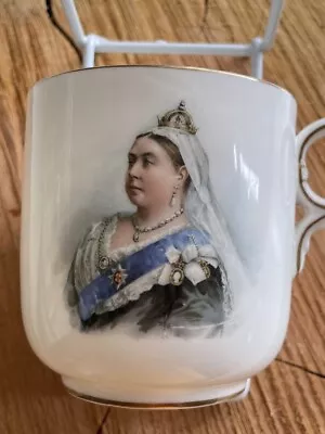 Buy Rare Antique Doulton Burslem Queen Victoria Mug/Cup. • 16£
