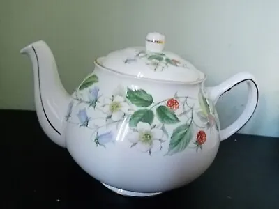 Buy Duchess Bone China Strawberry Fields Tea Pot Lovely Condition  • 30£