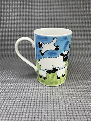 Buy DUNOON  STONEWARE MUG  Sheepies  By Jane Brookshaw Sheep • 9.99£