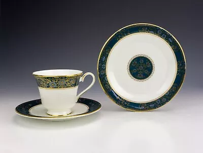 Buy Royal Doulton China - Carlyle Pattern H.5018 - Cup, Saucer & Tea Plate Trio • 9.99£