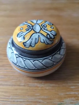Buy Portuguese Vintage Hand Painted Ceramic  Pot  • 5£