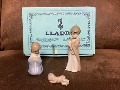 Buy Lladro 1984 Nativity Ornaments Holy Family 5657 In Box Nice • 23.67£