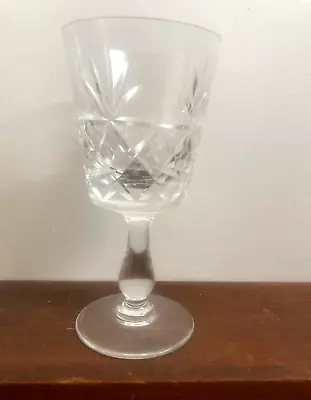 Buy Royal Brierley Crystal  BRUCE  Wine Glass - 13.6cms (5-3/8 ) Tall - Signed • 11£