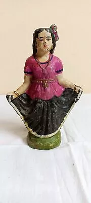 Buy Indian Girl Antique Vintage Old Pottery Terracotta Mud Clay  Figure Idol Statue • 78.83£