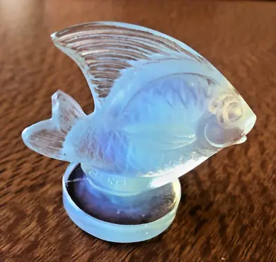 Buy Art Deco Glass Opalescent Hand Made Fish Figurine Signed By Sabino, France Vntg • 62.52£