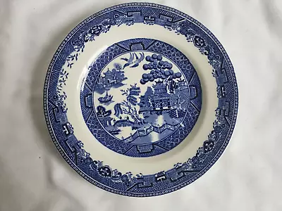 Buy Blue Willow, Transfer Ware, Luncheon Plate Cobridge England, Globe Pottery 8  #N • 2.88£