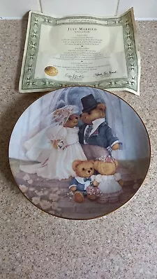 Buy  Vintage Franklin Mint Heirloom Limited Edition Plate “Just Married “ • 9.99£