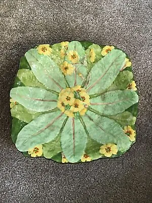 Buy Grimwades Rubian Art Pottery England Primula 4669 Hand Painted Floral Dish • 14£