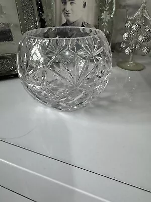 Buy Royal Doulton Glass Vase Signed Small Round  • 4.99£