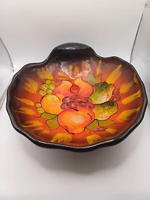 Buy VTG 60s70s Art Pottery  Verzolini Signed Fruit Bowl Italian Majolica • 100£