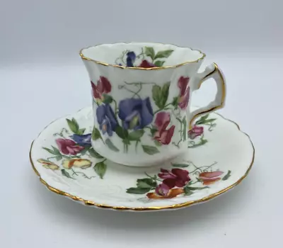 Buy Hammersley Longton Stoke On Trent England Tea Cup With Saucer Vtg Floral • 8£