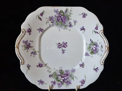 Buy Beautiful Vintage Hammersley Cake Serving Plate  Victorian Violets  • 16£