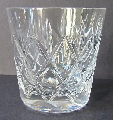 Buy WEBB CRYSTAL CLIFTON PATTERN 3  DOUBLE OLD FASHIONED GLASSES - SIGNED (Ref5918) • 7.15£