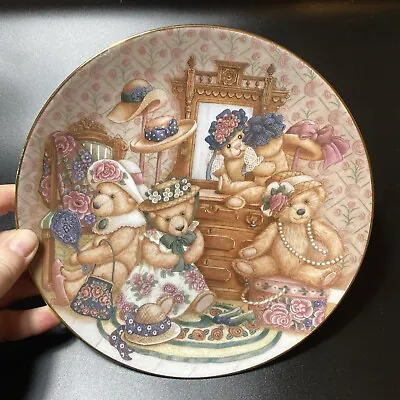Buy The Franklin Mint Hats Off To Teddy Fine Porcelain Collectible Plate. Bears • 10.50£