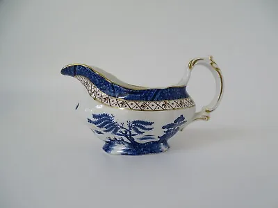 Buy Vintage Booths Real Old Willow Blue & White Gravy Boat Sauce Jug In VGC • 14£