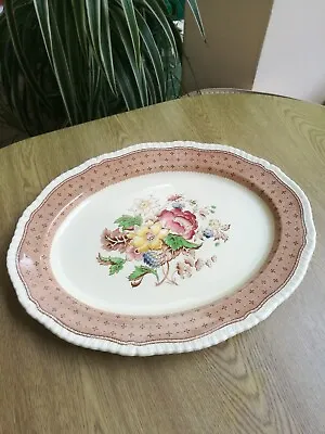 Buy Vintage Ridgways Plymouth Large Oval Serving Plate 14.25  X 11.25  Beautiful  • 8.50£