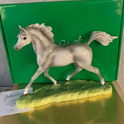 Buy John Beswick Horse Pony Arab Stallion Grey Gloss Ltd Edition Perfect Box & Cert • 89.99£