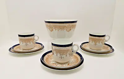 Buy Sutherland China Antique Tea Set Of Three & Waste Bowl • 17.99£