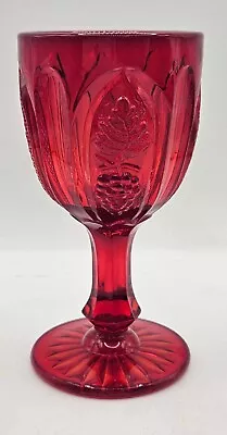 Buy Small L. G. Wright Glass Magnet And Grape Wine Stem, In Ruby About 4 3/4  Tall • 9.42£