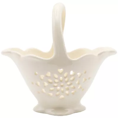 Buy Royal Creamware Decorative Basket Occasions Rowsley Collection 12.5cm Height • 12.10£