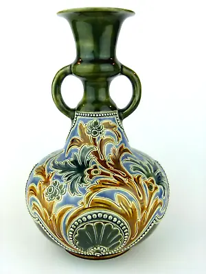 Buy An Absolutely Stunning Doulton Lambeth Twin Handled Vase By Eliza Simmance • 245£