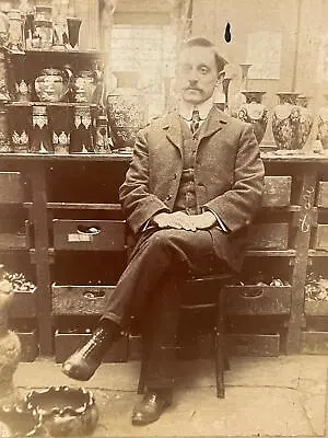Buy Antique Photograph Of Henry Lewis Doulton, Doulton Pottery C1890 - 1910 • 34.99£