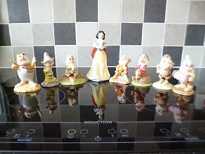 Buy Royal Doulton Snow White And The Seven Dwarfs - All In Excellent Condition • 85£
