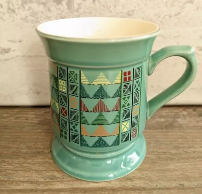Buy Green Pattern Classic Tankard Mug From Hornsea Pottery, 1990 Made In England VGC • 11£