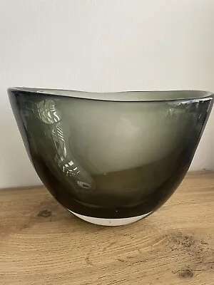 Buy Large Whitefriars Ovoid Willow Glass Vase/Bowl Designed By Geoffrey Baxter • 150£