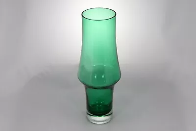 Buy Vintage Riihimaki 1377 Green Vase • 28£
