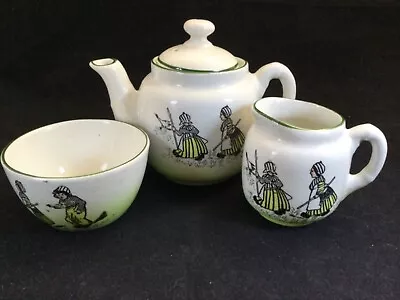 Buy Empire E.P.C. Miniature China Tea Set(10 Pieces) - Stoke-on-Trent - Hand Painted • 60£