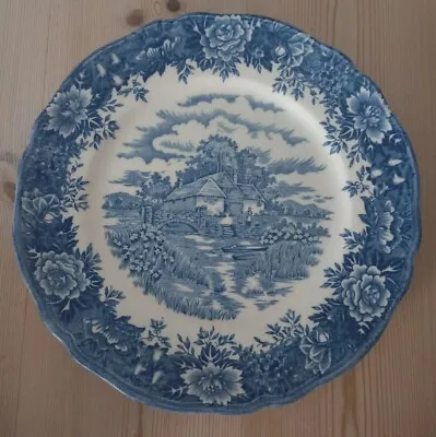 Buy 4 Vintage ~english Village By Salem China Co. Olde Staffordshire  Plates 10  • 32£