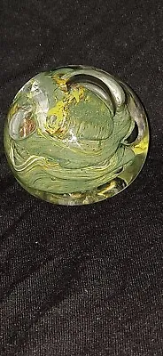 Buy Alum Bay Glass (Isle Of Wight) Glass Paperweight. 2” High. Excellent Green BNWT • 4£