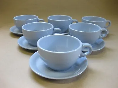 Buy Grindley Blue Petalware ~ Set Of 6 Teacups & Saucers ~ 1940's / 50s Utilitarian • 22.99£