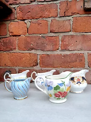 Buy Collection Of Five Vintage Pottery Milk Jugs Duchess / Sadler /grindley • 18£
