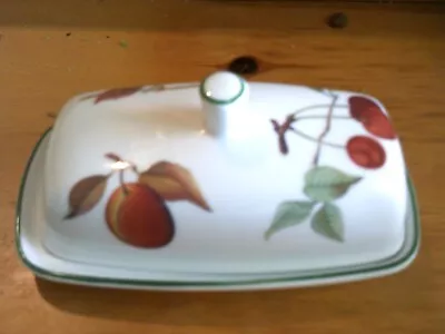 Buy Royal Worcester Evesham Vale Butter Dish  Excellent Condition    RARE    • 29.99£
