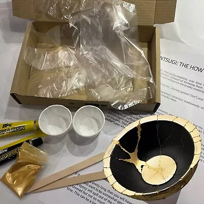 Buy KINTSUGI STARTER SET - Ceramic Repair Kit Kintsugo  Gold Fix Diy Broken Pottery • 10.44£