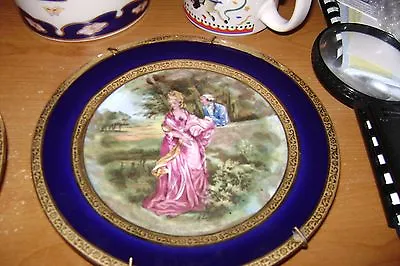 Buy Tharaud Limoges France Travaille Main 4 Decor Plates 7.25inches • 24.13£